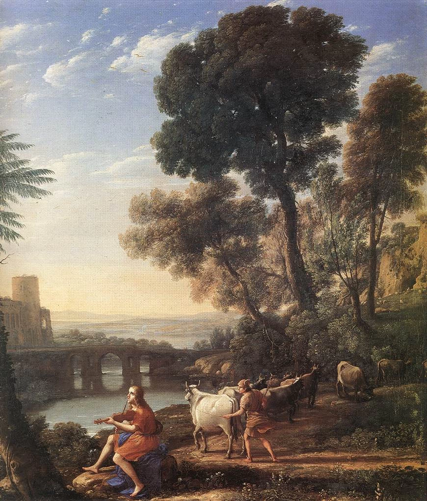 Paesaggio con Apollo a guardia degli armenti di Admeto - Galleria Doria Pamphilj, Roma